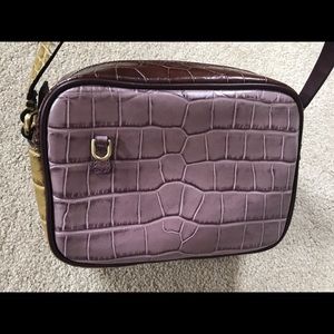 J.Crew Signet bag croc-embossed Italian leather